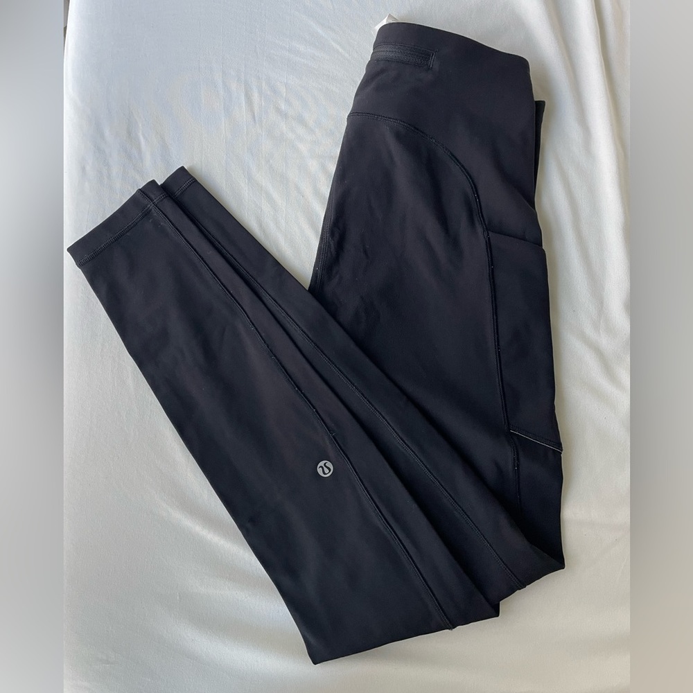 Lululemon high-rise leggings with pockets